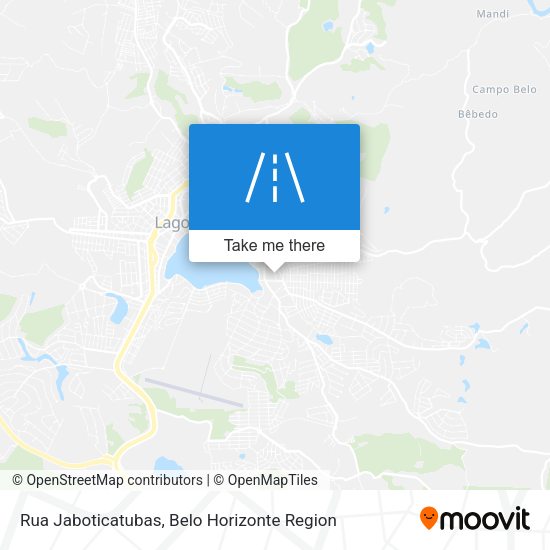 Rua Jaboticatubas map