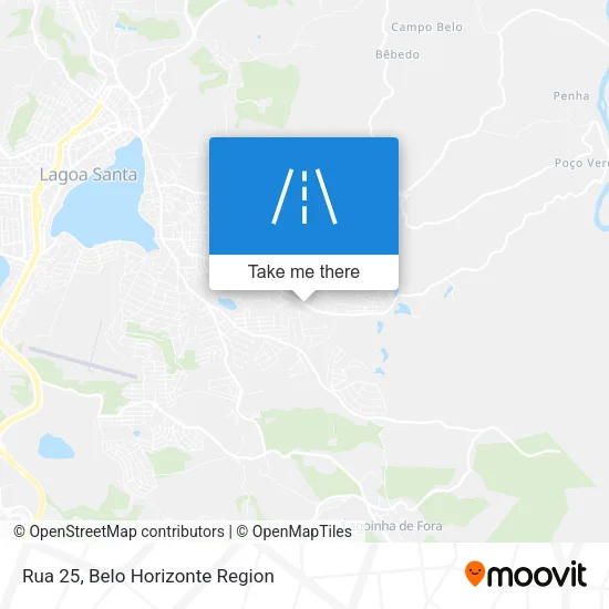 Rua 25 map