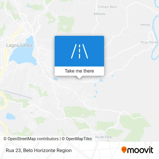 Rua 23 map