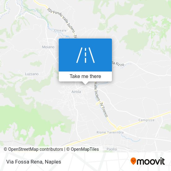 Via Fossa Rena map