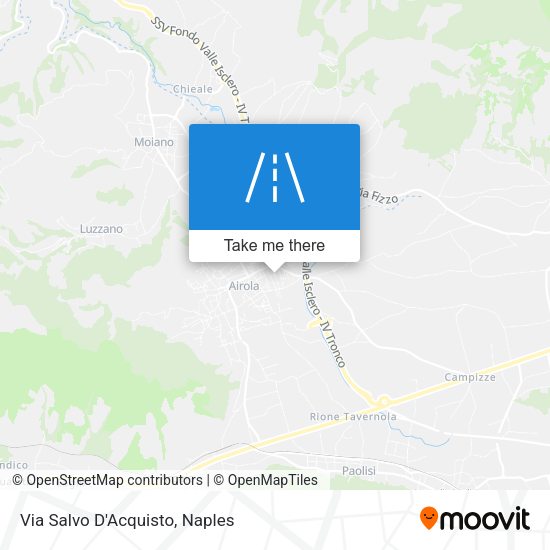 Via Salvo D'Acquisto map