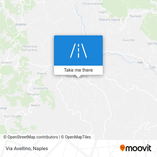 Via Avellino map
