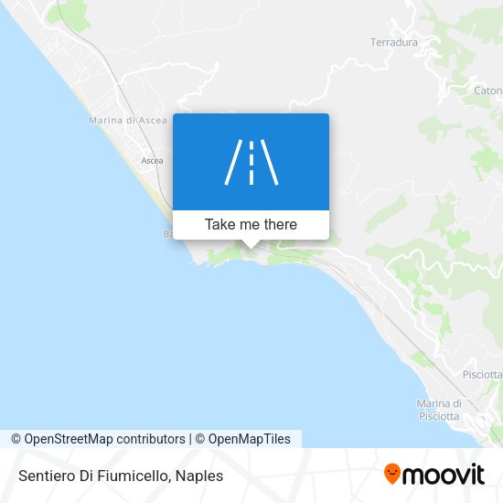 Sentiero Di Fiumicello map