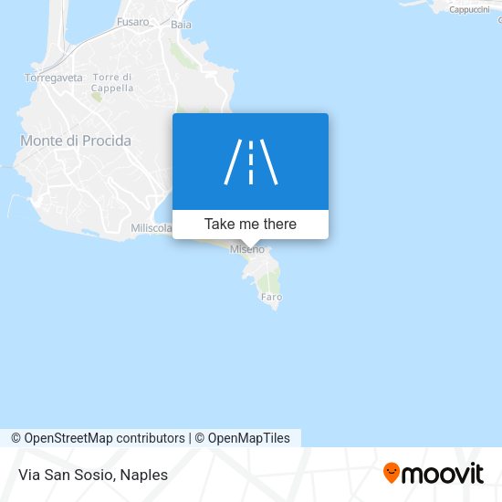 Via San Sosio map