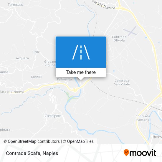 Contrada Scafa map