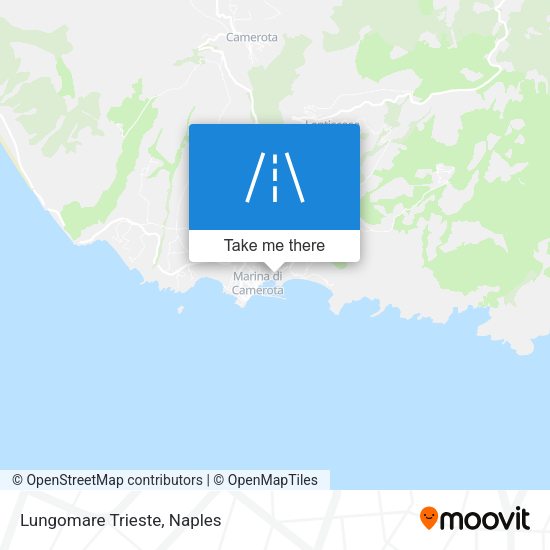 Lungomare Trieste map