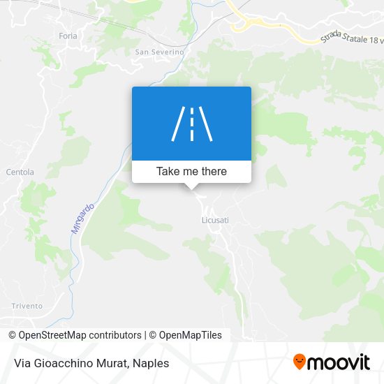 Via Gioacchino Murat map