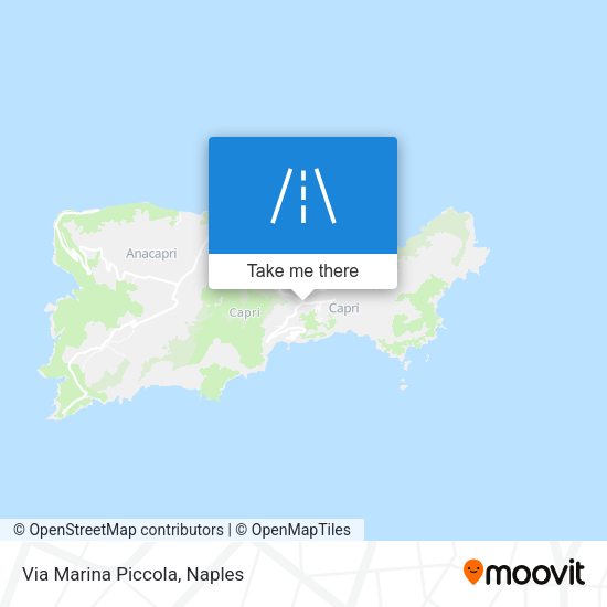 Via Marina Piccola map