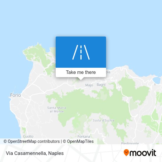 Via Casamennella map