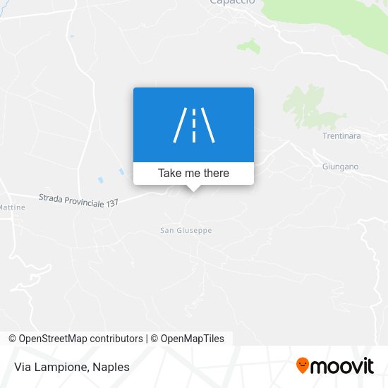 Via Lampione map