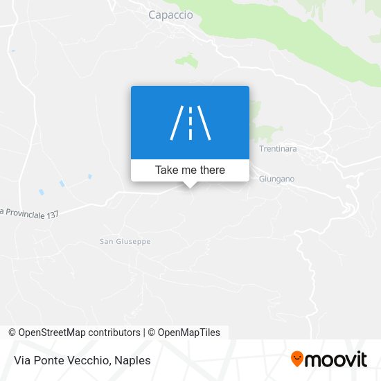 Via Ponte Vecchio map