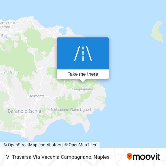 VI Traversa Via Vecchia Campagnano map