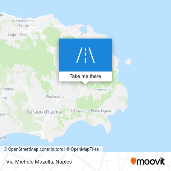 Via Michele Mazella map