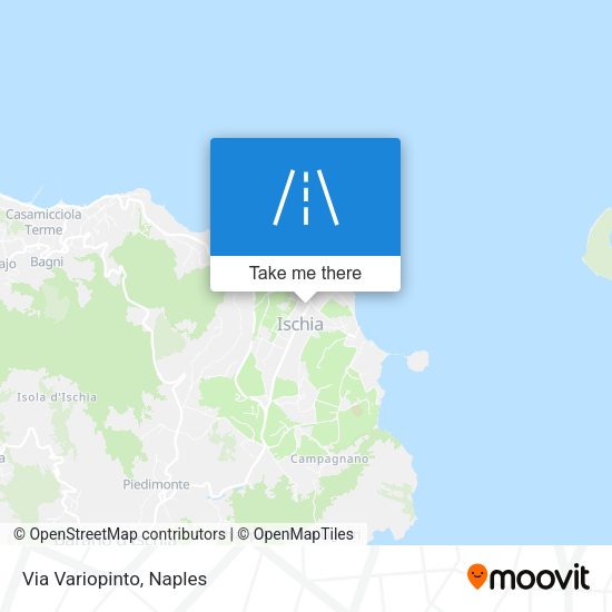 Via Variopinto map