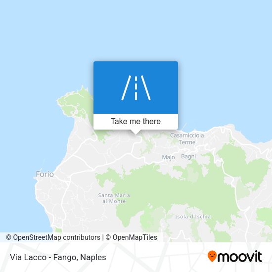 Via Lacco - Fango map
