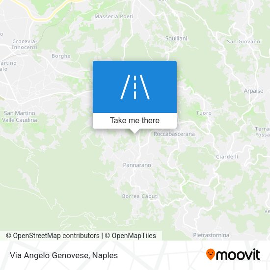 Via Angelo Genovese map