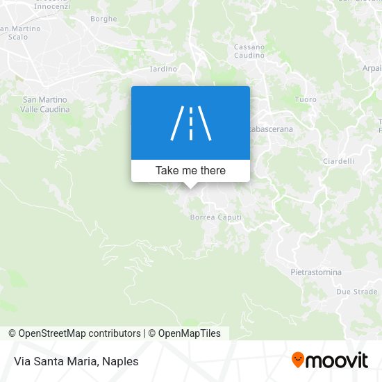 Via Santa Maria map