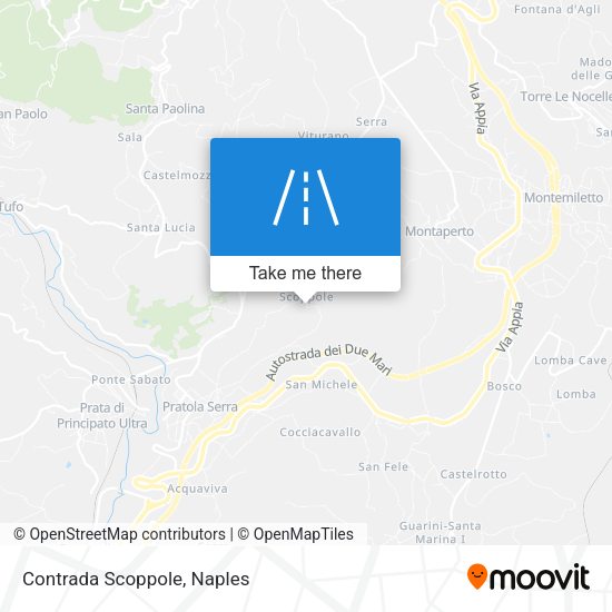 Contrada Scoppole map
