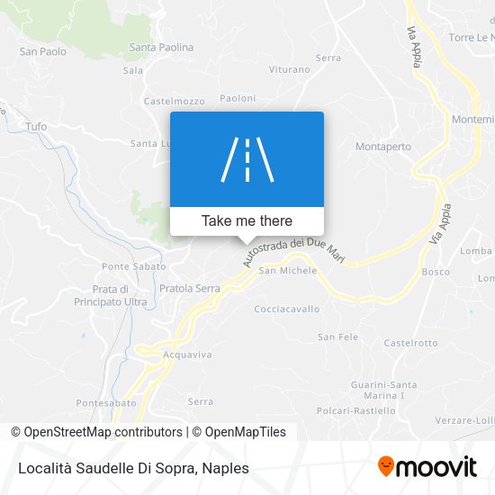 Località Saudelle Di Sopra map