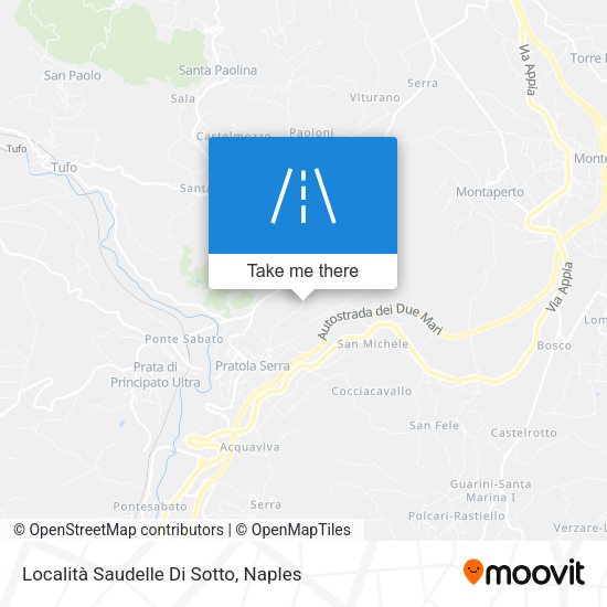 Località Saudelle Di Sotto map