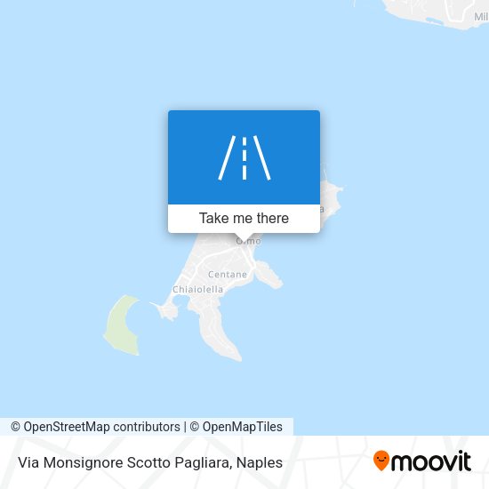 Via Monsignore Scotto Pagliara map
