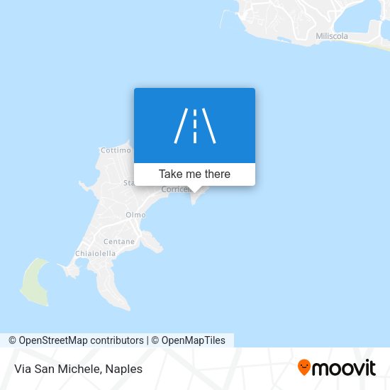 Via San Michele map