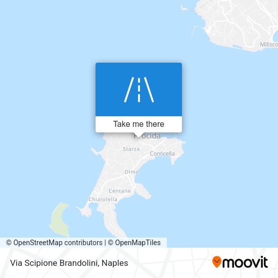 Via Scipione Brandolini map