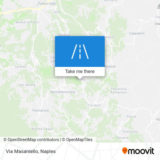 Via Masaniello map