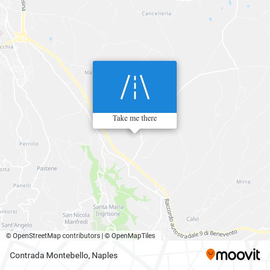 Contrada Montebello map