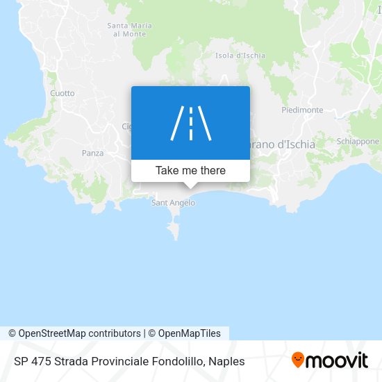 SP 475 Strada Provinciale Fondolillo map
