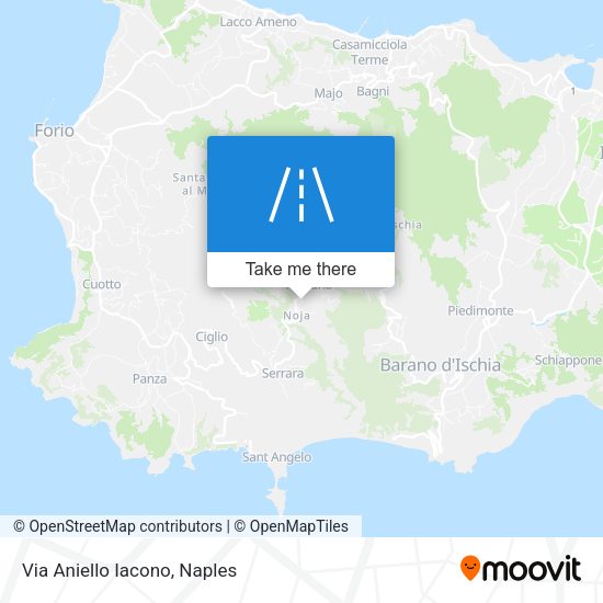 Via Aniello Iacono map