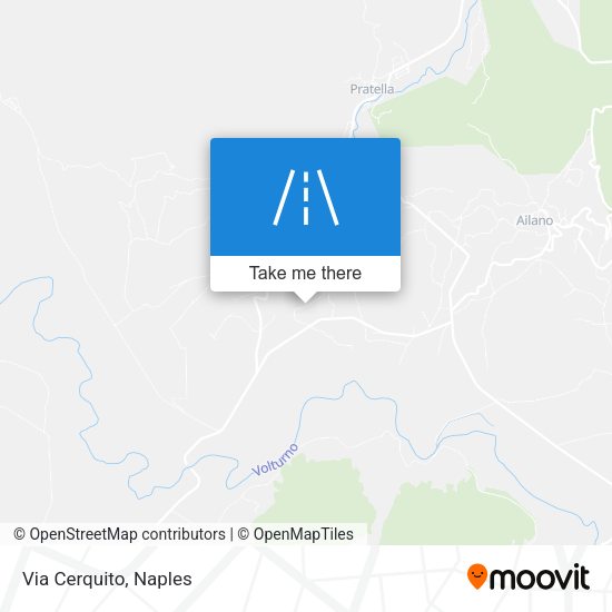 Via Cerquito map