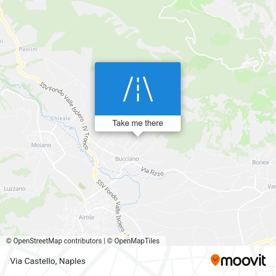 Via Castello map