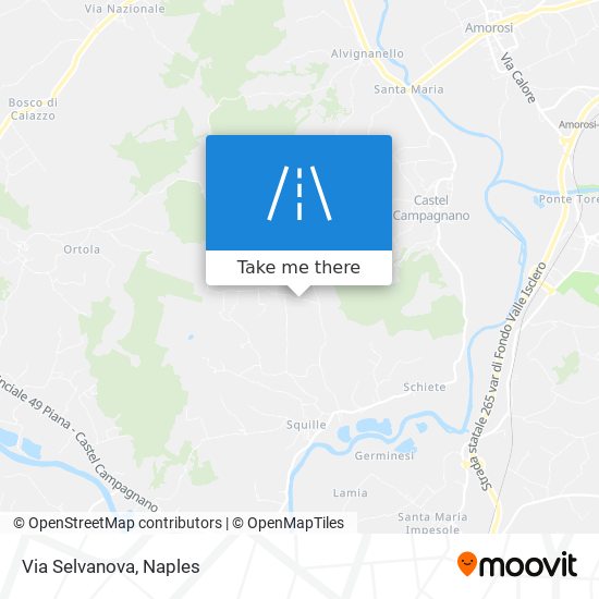 Via Selvanova map
