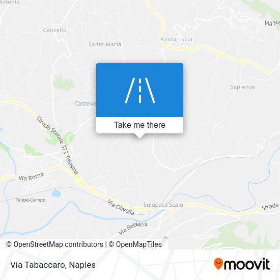 Via Tabaccaro map