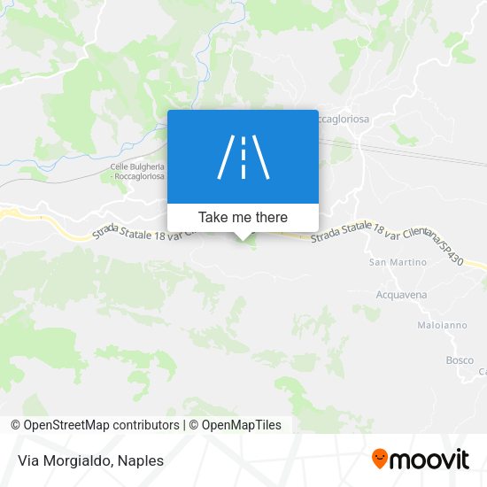 Via Morgialdo map