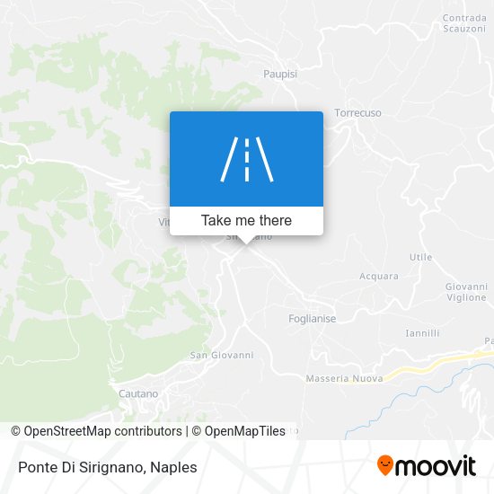 Ponte Di Sirignano map