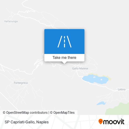 SP Capriati-Gallo map