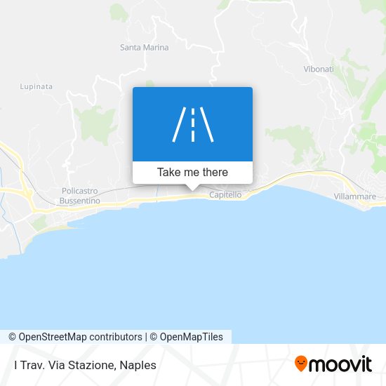 I Trav. Via Stazione map