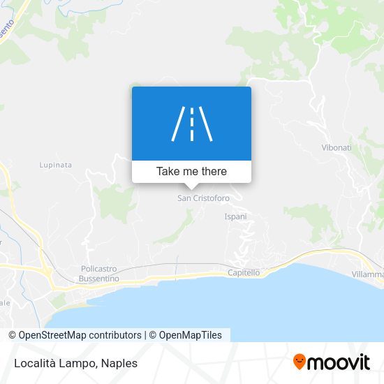 Località Lampo map