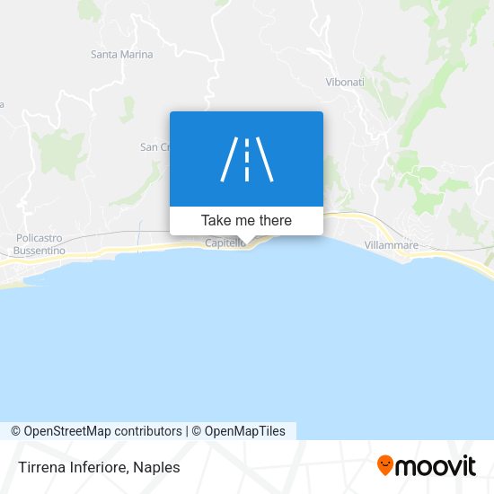 Tirrena Inferiore map