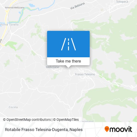 Rotabile Frasso Telesina-Dugenta map