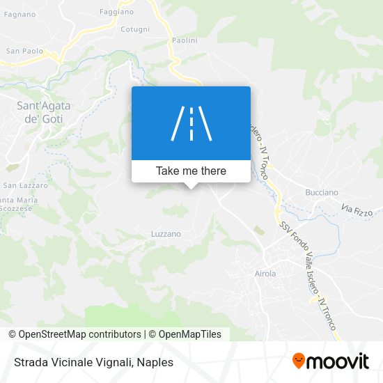 Strada Vicinale Vignali map