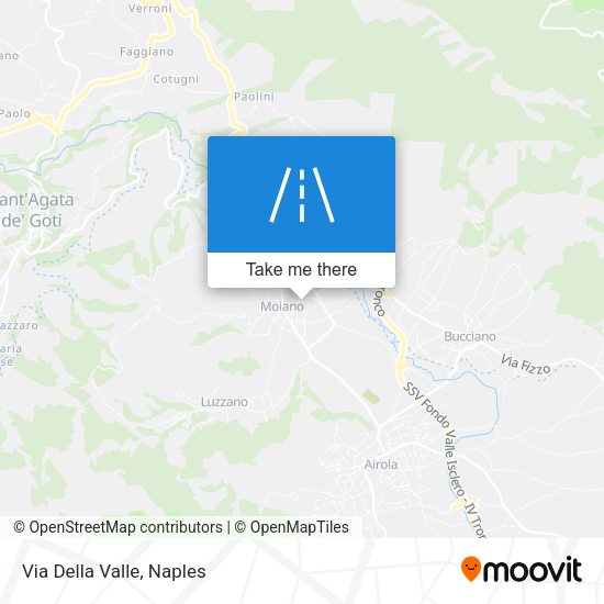 Via Della Valle map