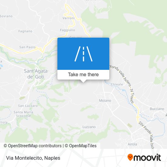 Via Montelecito map