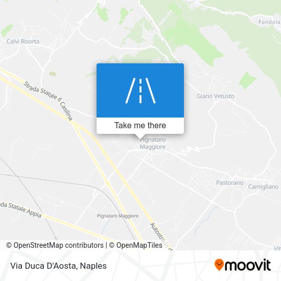 Via Duca D'Aosta map