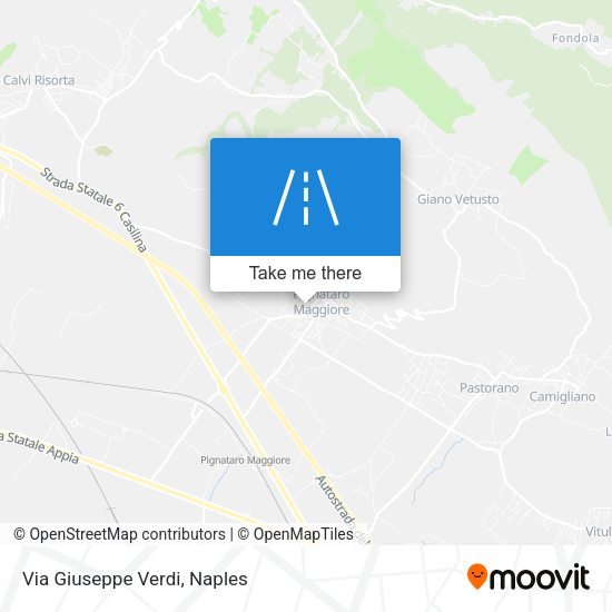 Via Giuseppe Verdi map