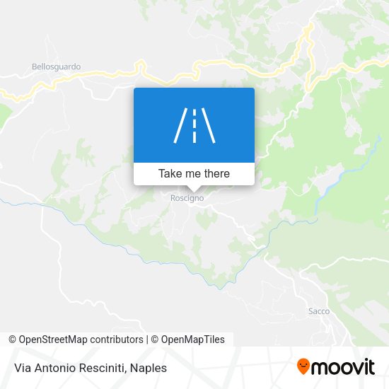 Via Antonio Resciniti map