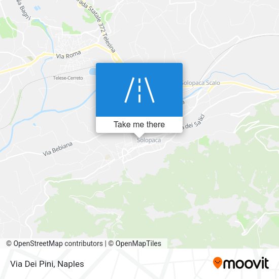 Via Dei Pini map