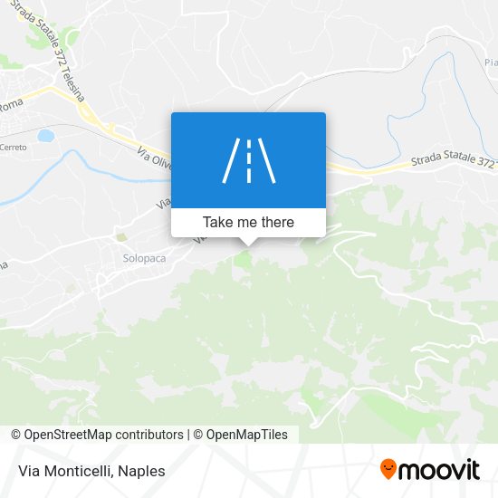 Via Monticelli map